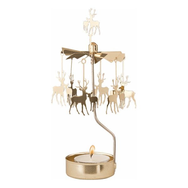 Deer And Bambi Rotary Candle Holder - Pluto Design