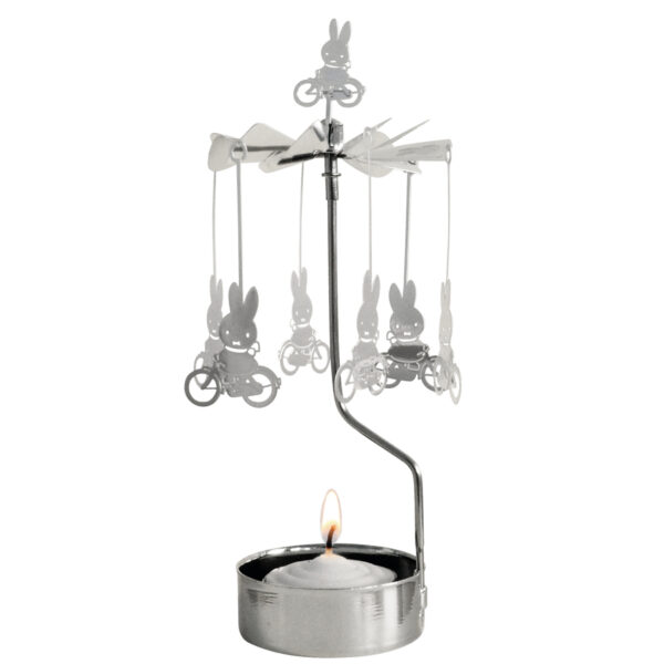 Miffy Bicycle Rotary Candle Holder - Pluto Design