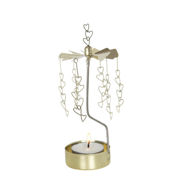 Little Hearts Rotary Candle Holder - Pluto Design