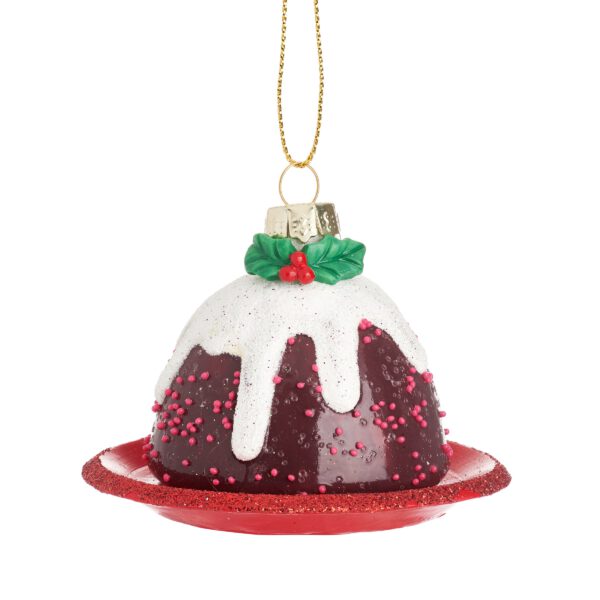 Chocolate Christmas Pudding Bauble
