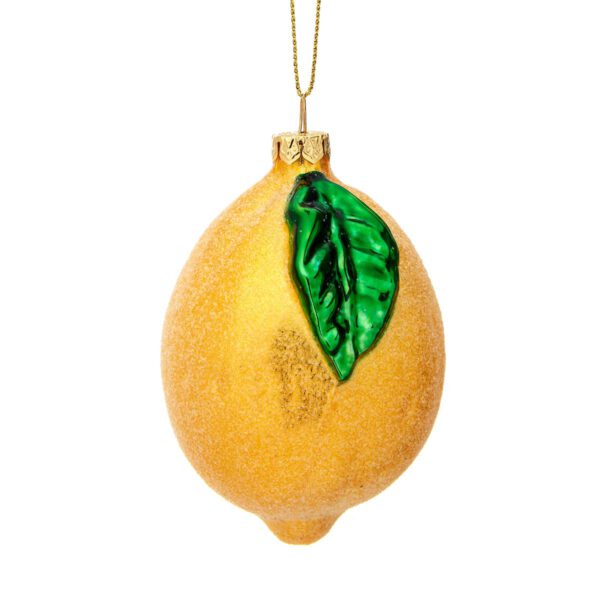 Lemon Christmas bauble